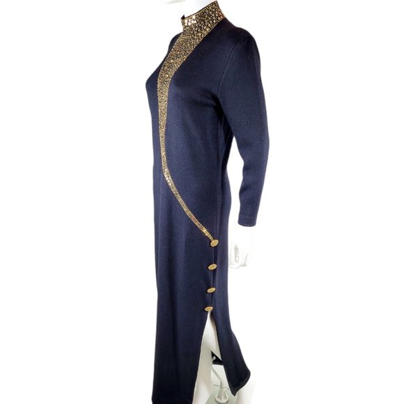 St John Evening Winter Evening Dress Long Sleeve - Picture 2 of 10